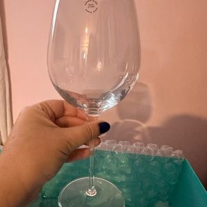 Tiffany and Co Crystal Red Wine glasses